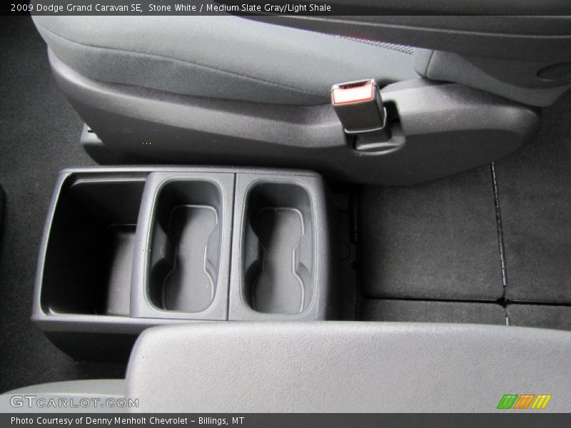 Stone White / Medium Slate Gray/Light Shale 2009 Dodge Grand Caravan SE