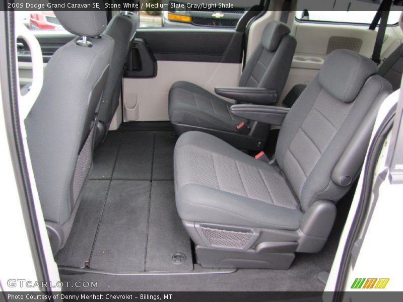 Stone White / Medium Slate Gray/Light Shale 2009 Dodge Grand Caravan SE