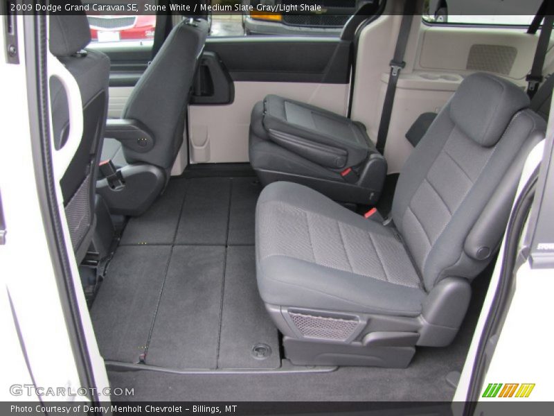 Stone White / Medium Slate Gray/Light Shale 2009 Dodge Grand Caravan SE
