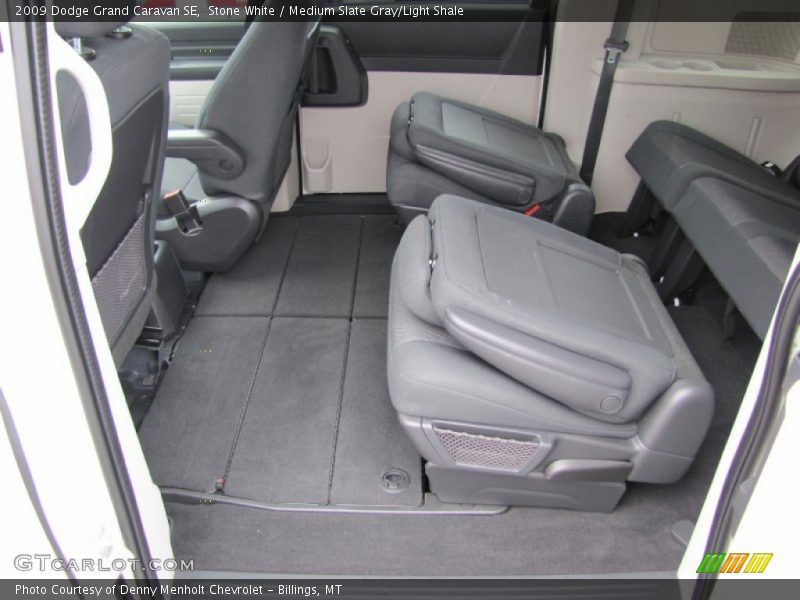Stone White / Medium Slate Gray/Light Shale 2009 Dodge Grand Caravan SE