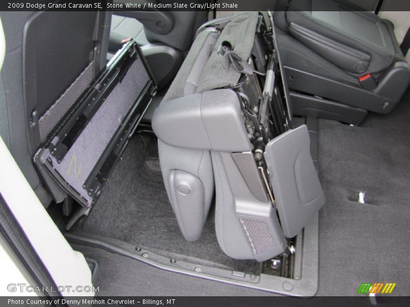 Stone White / Medium Slate Gray/Light Shale 2009 Dodge Grand Caravan SE