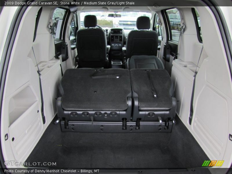 Stone White / Medium Slate Gray/Light Shale 2009 Dodge Grand Caravan SE