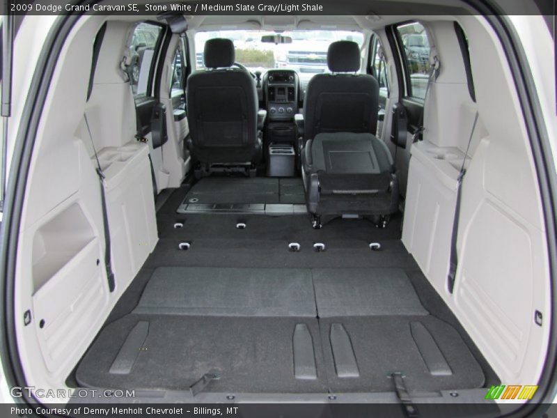 Stone White / Medium Slate Gray/Light Shale 2009 Dodge Grand Caravan SE