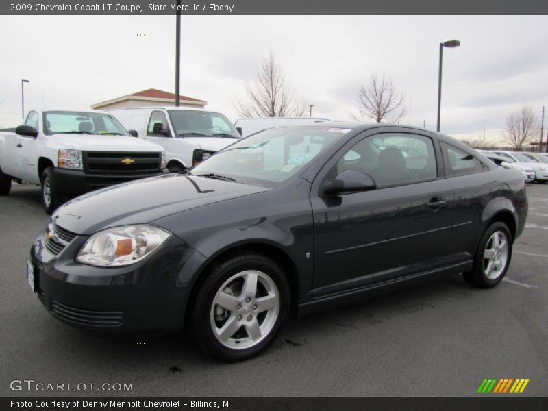 Slate Metallic / Ebony 2009 Chevrolet Cobalt LT Coupe