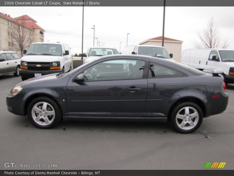 Slate Metallic / Ebony 2009 Chevrolet Cobalt LT Coupe