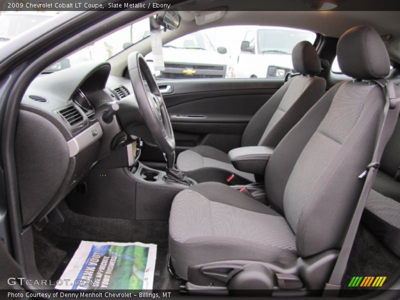 Slate Metallic / Ebony 2009 Chevrolet Cobalt LT Coupe