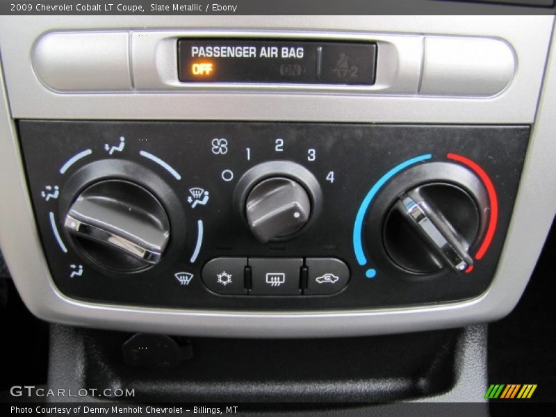 Slate Metallic / Ebony 2009 Chevrolet Cobalt LT Coupe
