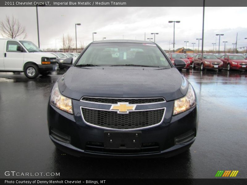 Imperial Blue Metallic / Medium Titanium 2011 Chevrolet Cruze LT