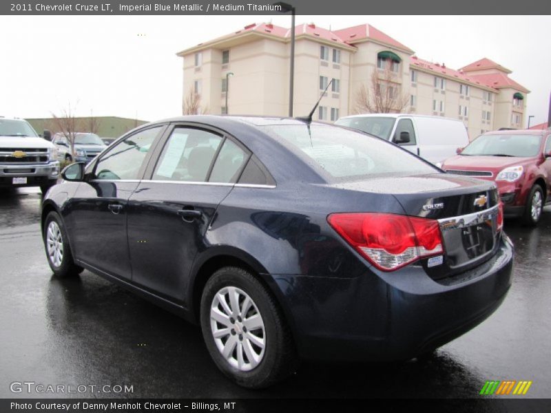 Imperial Blue Metallic / Medium Titanium 2011 Chevrolet Cruze LT