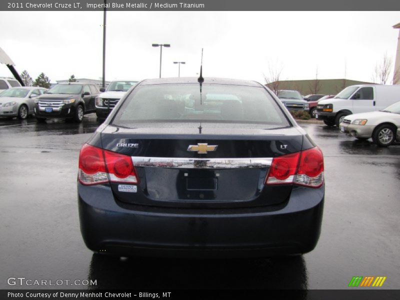 Imperial Blue Metallic / Medium Titanium 2011 Chevrolet Cruze LT
