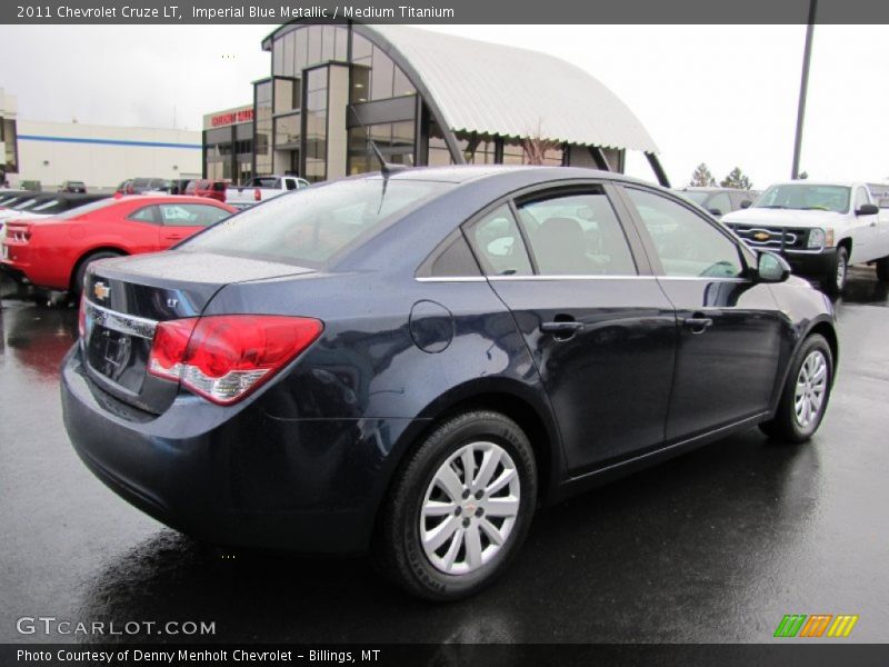Imperial Blue Metallic / Medium Titanium 2011 Chevrolet Cruze LT