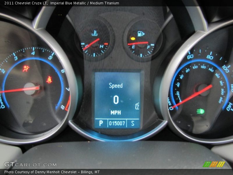 Imperial Blue Metallic / Medium Titanium 2011 Chevrolet Cruze LT