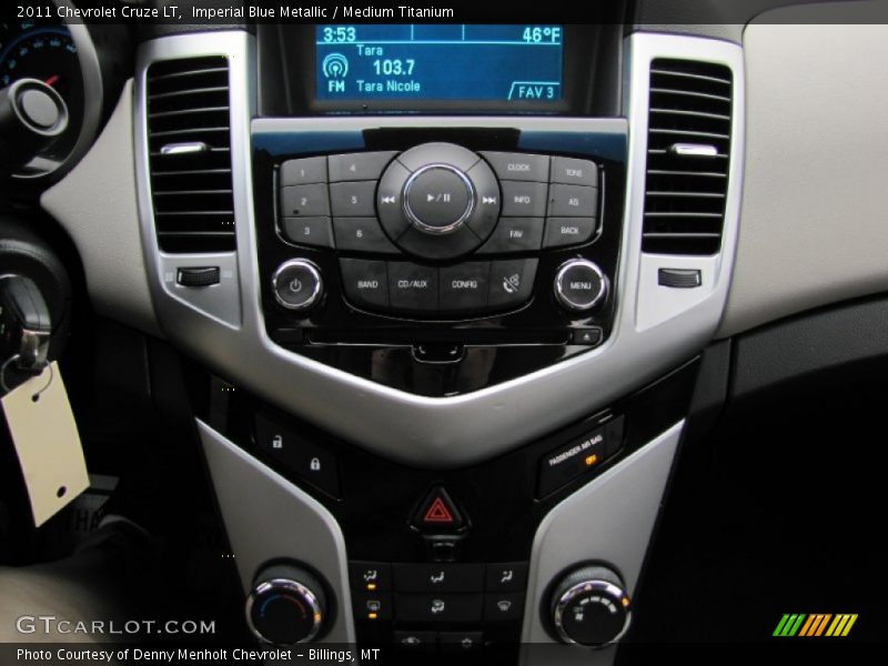 Imperial Blue Metallic / Medium Titanium 2011 Chevrolet Cruze LT