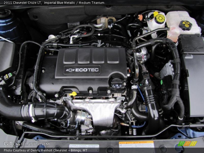  2011 Cruze LT Engine - 1.4 Liter Turbocharged DOHC 16-Valve VVT ECOTEC 4 Cylinder