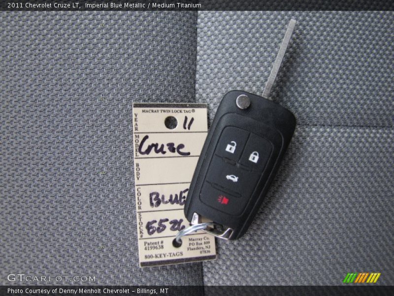 Keys of 2011 Cruze LT