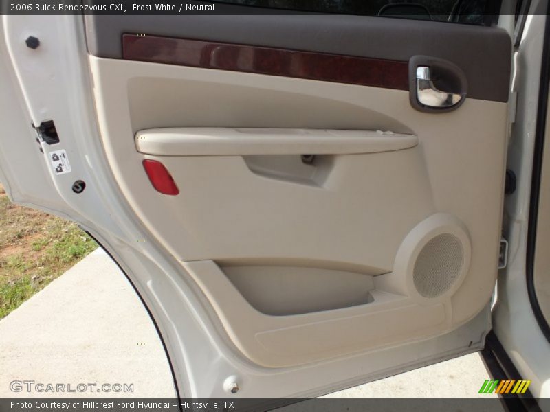 Frost White / Neutral 2006 Buick Rendezvous CXL