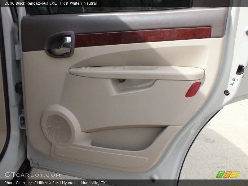 Frost White / Neutral 2006 Buick Rendezvous CXL