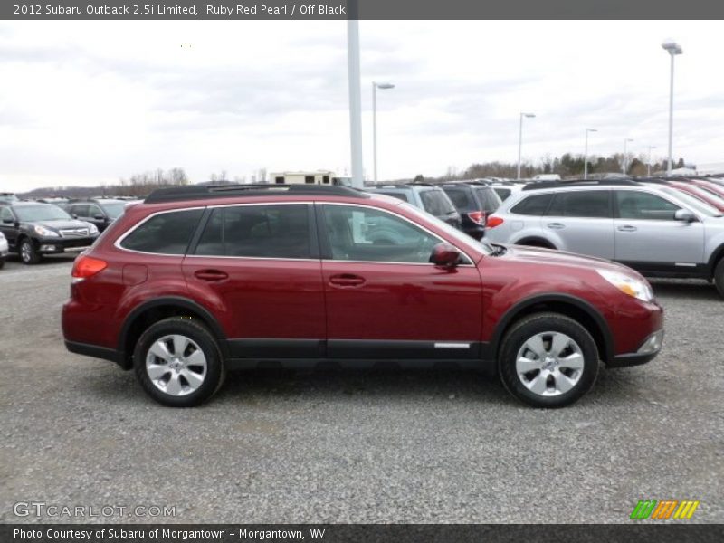 Ruby Red Pearl / Off Black 2012 Subaru Outback 2.5i Limited