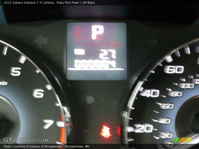 Ruby Red Pearl / Off Black 2012 Subaru Outback 2.5i Limited