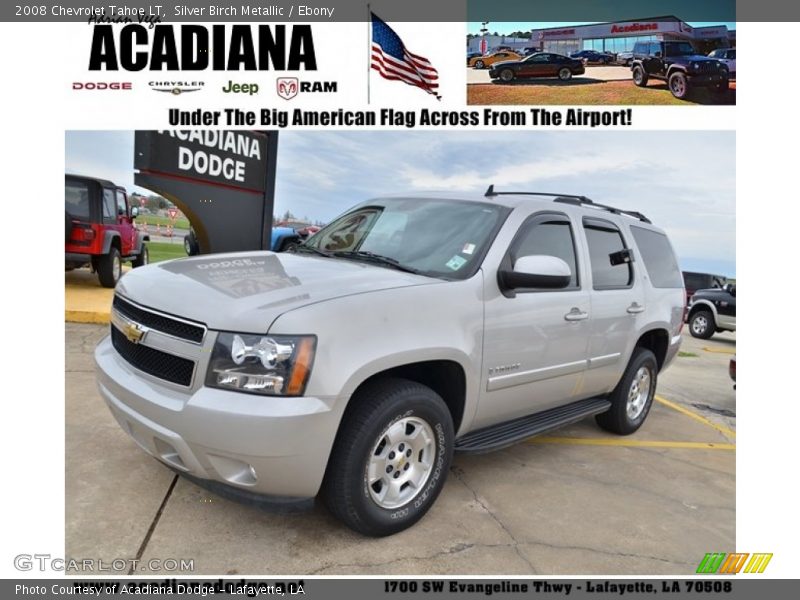 Silver Birch Metallic / Ebony 2008 Chevrolet Tahoe LT