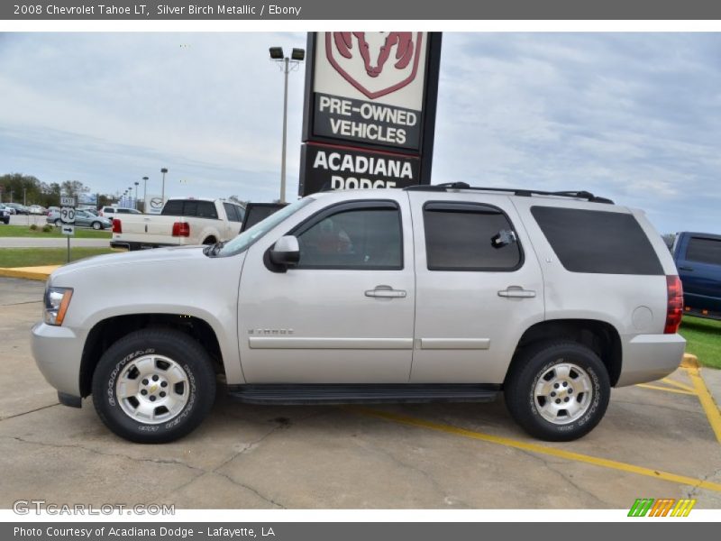 Silver Birch Metallic / Ebony 2008 Chevrolet Tahoe LT