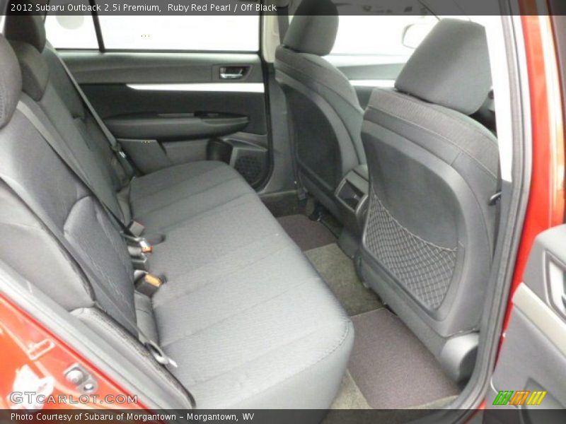 Ruby Red Pearl / Off Black 2012 Subaru Outback 2.5i Premium
