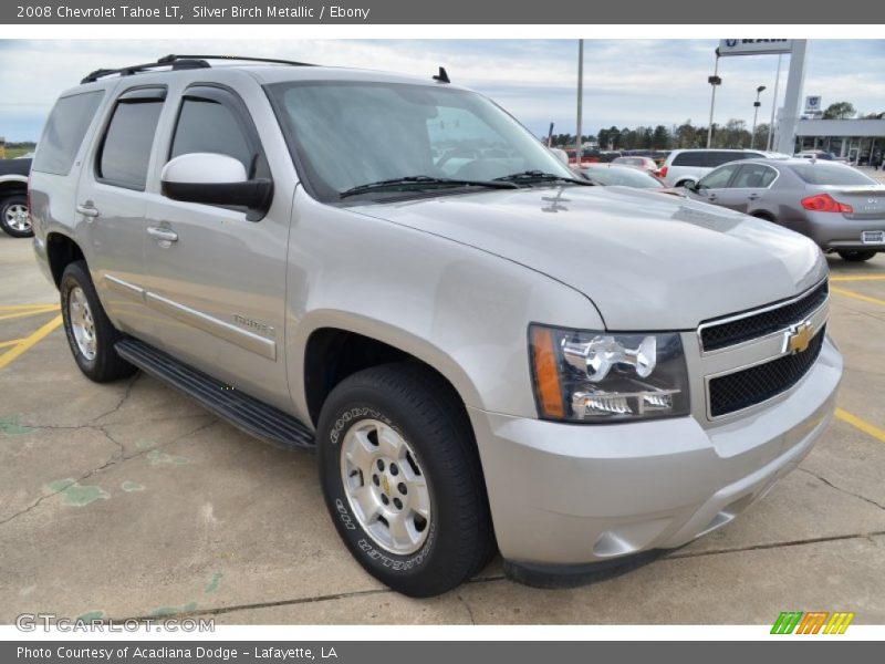 Silver Birch Metallic / Ebony 2008 Chevrolet Tahoe LT