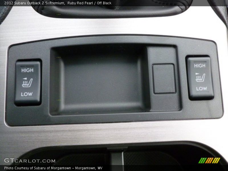 Ruby Red Pearl / Off Black 2012 Subaru Outback 2.5i Premium