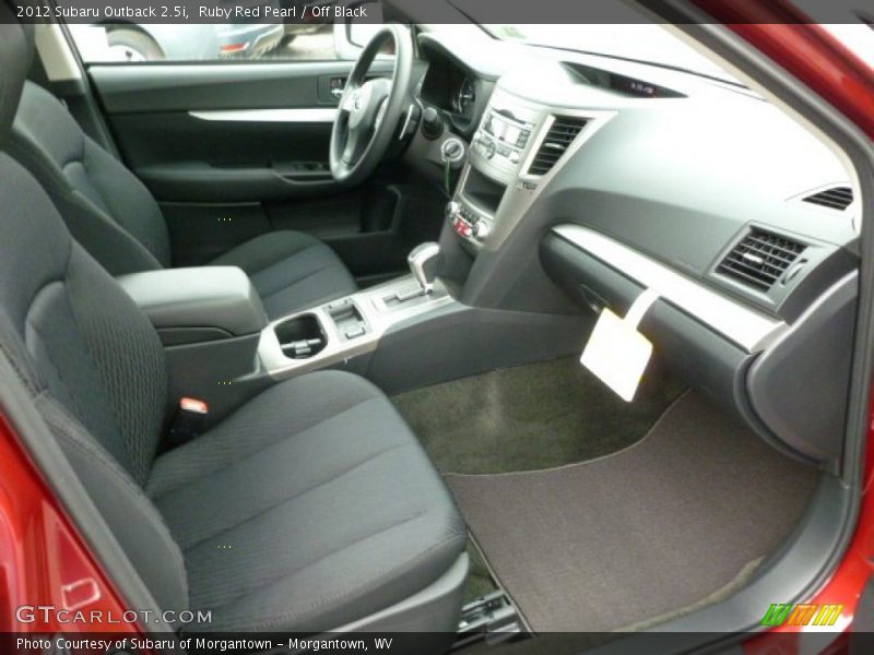 Ruby Red Pearl / Off Black 2012 Subaru Outback 2.5i