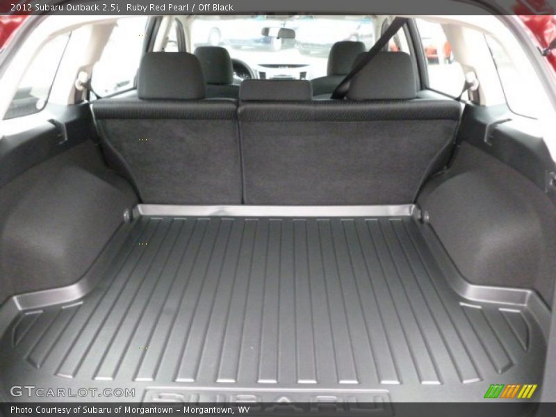 Ruby Red Pearl / Off Black 2012 Subaru Outback 2.5i
