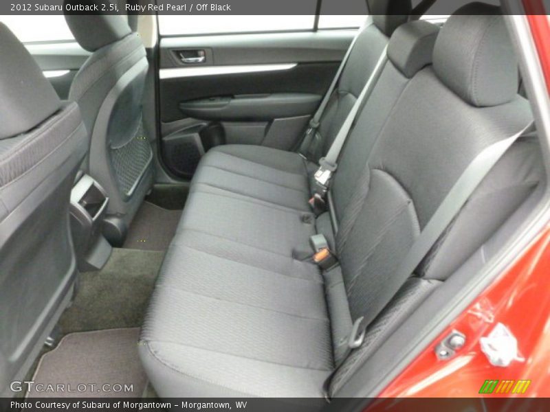 Ruby Red Pearl / Off Black 2012 Subaru Outback 2.5i