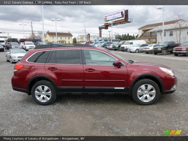 Ruby Red Pearl / Off Black 2012 Subaru Outback 3.6R Limited