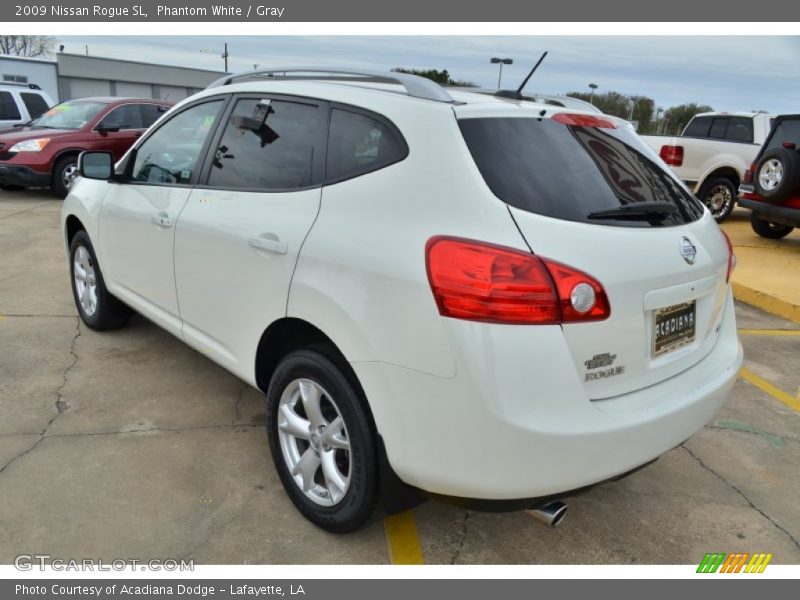 Phantom White / Gray 2009 Nissan Rogue SL