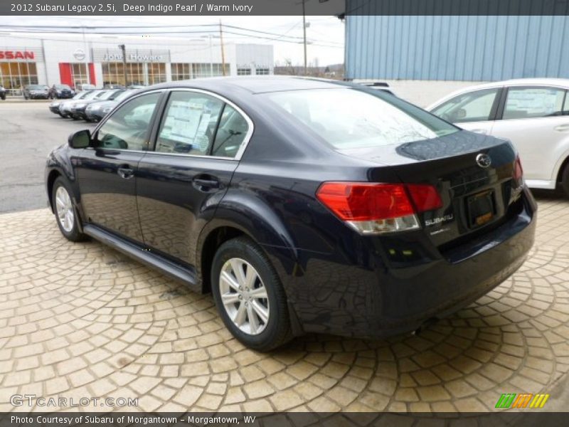 Deep Indigo Pearl / Warm Ivory 2012 Subaru Legacy 2.5i