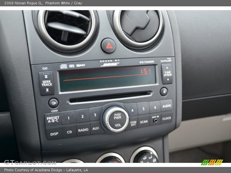 Phantom White / Gray 2009 Nissan Rogue SL