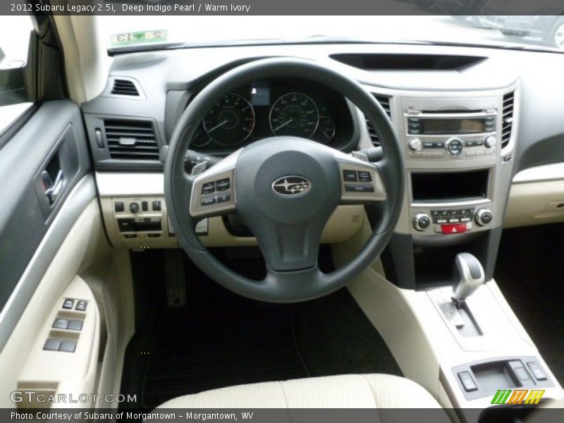 Deep Indigo Pearl / Warm Ivory 2012 Subaru Legacy 2.5i