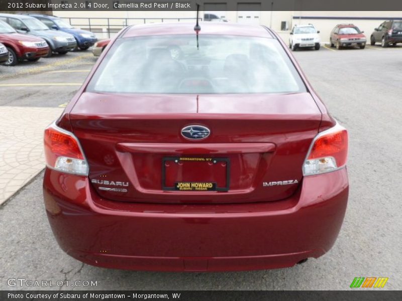 Camellia Red Pearl / Black 2012 Subaru Impreza 2.0i 4 Door