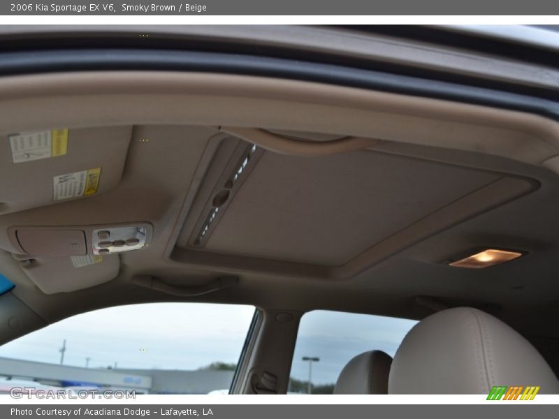 Smoky Brown / Beige 2006 Kia Sportage EX V6