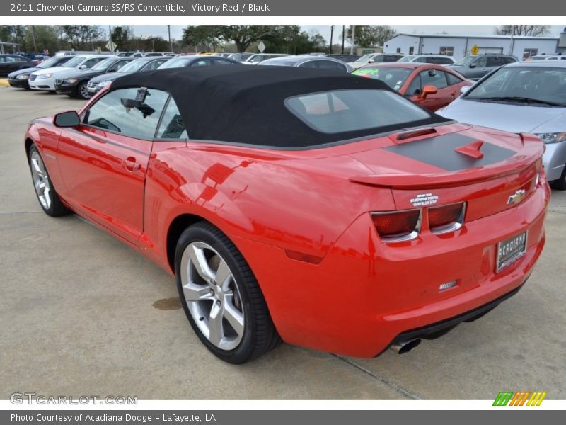 Victory Red / Black 2011 Chevrolet Camaro SS/RS Convertible