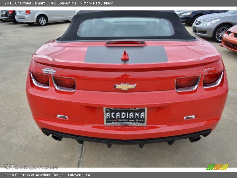 Victory Red / Black 2011 Chevrolet Camaro SS/RS Convertible