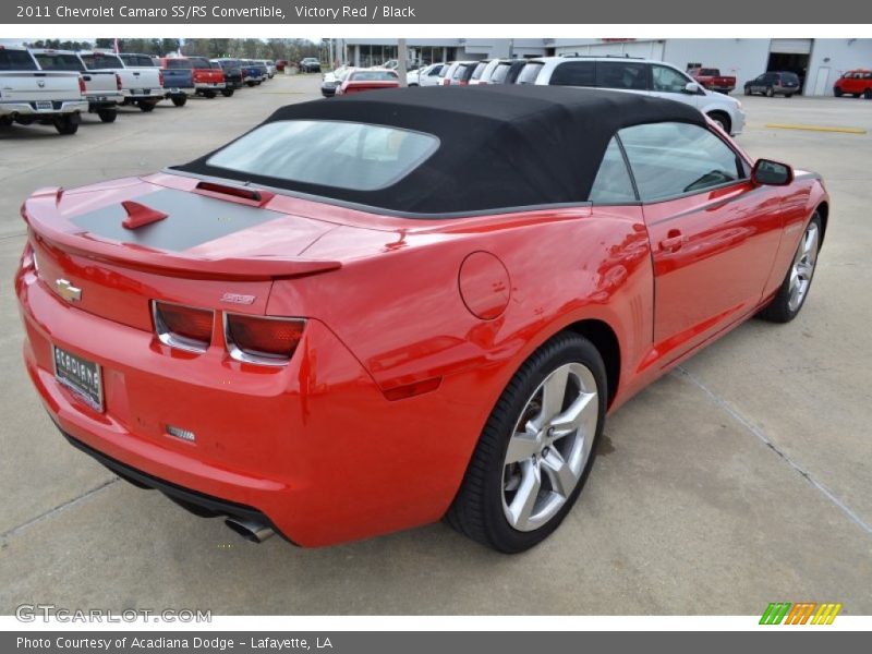 Victory Red / Black 2011 Chevrolet Camaro SS/RS Convertible