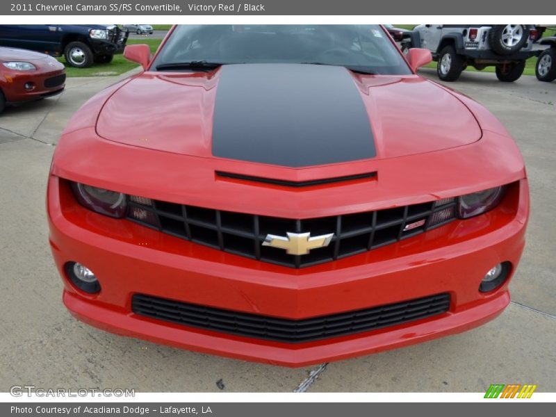 Victory Red / Black 2011 Chevrolet Camaro SS/RS Convertible