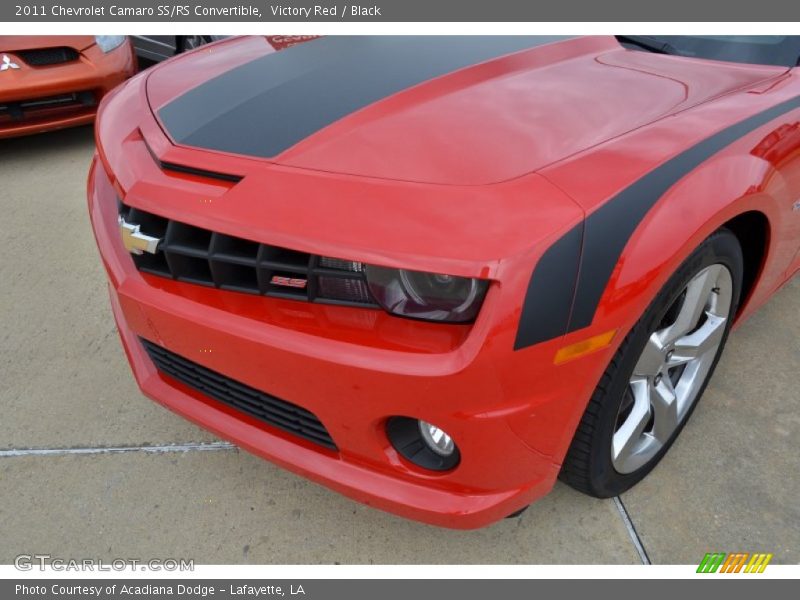 Victory Red / Black 2011 Chevrolet Camaro SS/RS Convertible