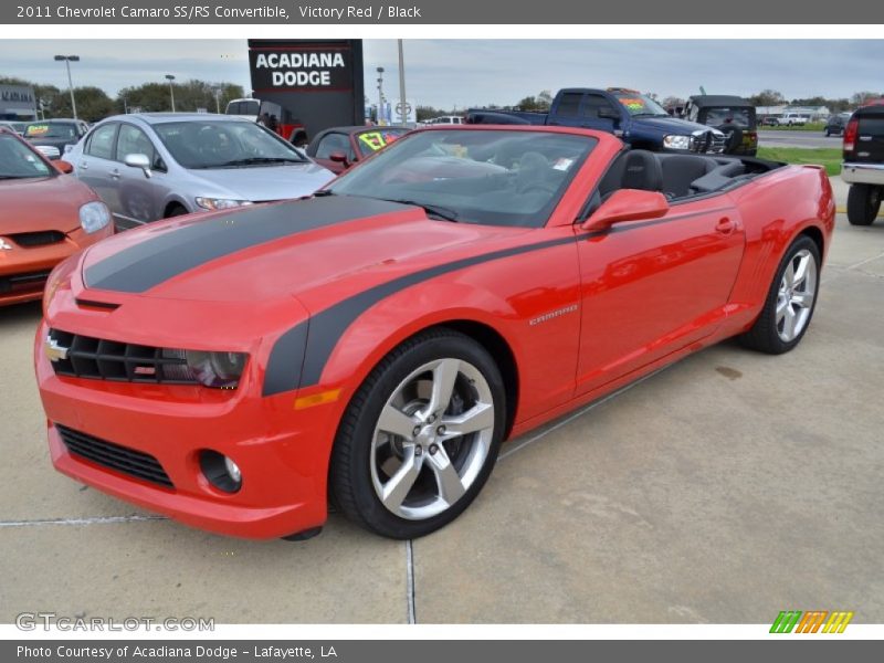 Victory Red / Black 2011 Chevrolet Camaro SS/RS Convertible