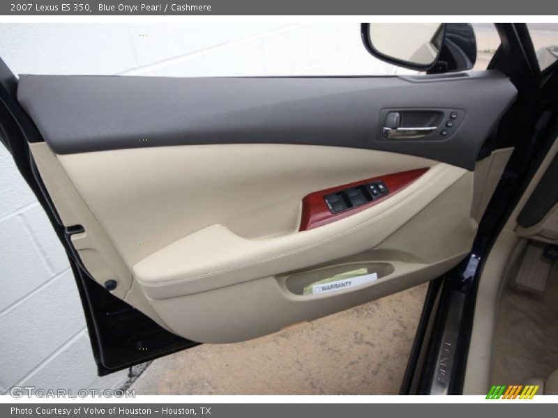 Blue Onyx Pearl / Cashmere 2007 Lexus ES 350