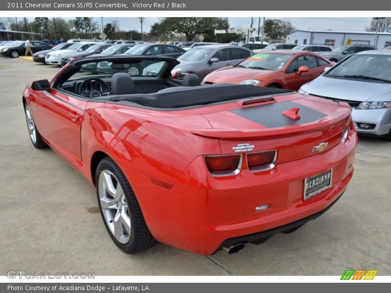 Victory Red / Black 2011 Chevrolet Camaro SS/RS Convertible