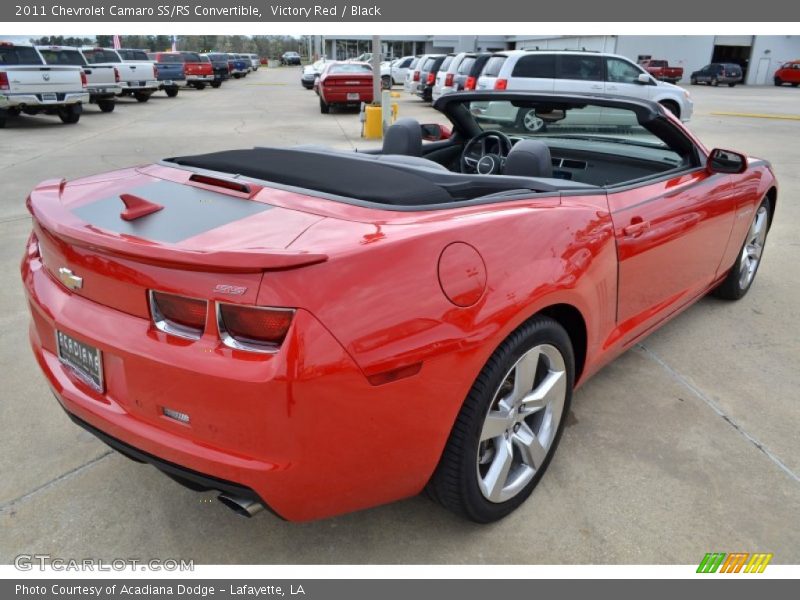 Victory Red / Black 2011 Chevrolet Camaro SS/RS Convertible