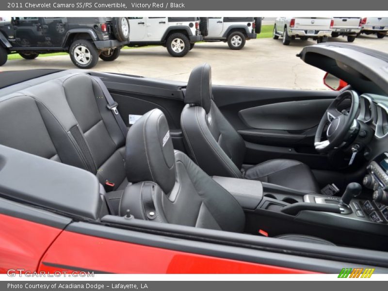 Victory Red / Black 2011 Chevrolet Camaro SS/RS Convertible