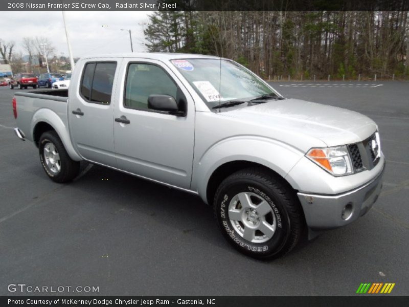 Radiant Silver / Steel 2008 Nissan Frontier SE Crew Cab