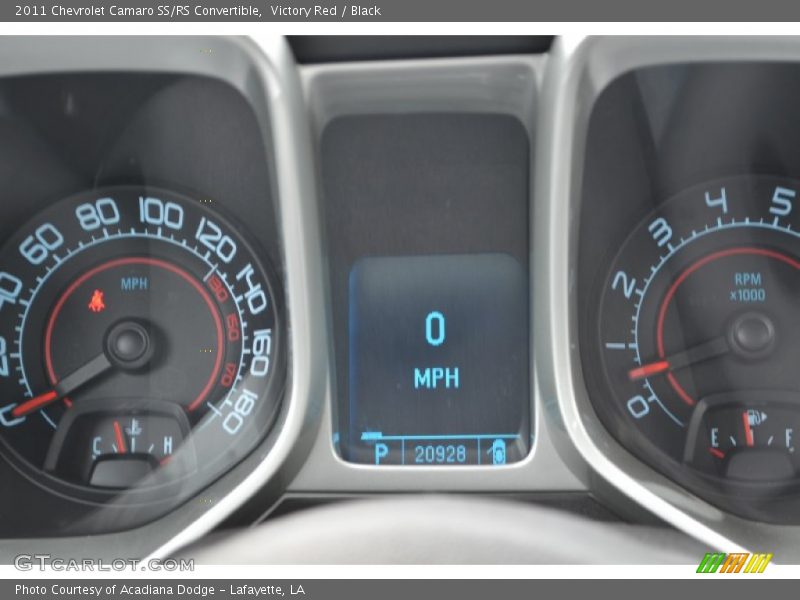 Victory Red / Black 2011 Chevrolet Camaro SS/RS Convertible